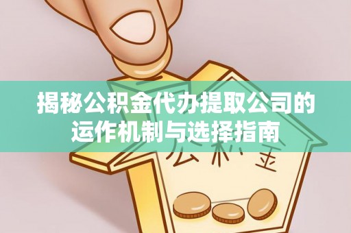 泰武揭秘公积金代办提取公司的运作机制与选择指南
