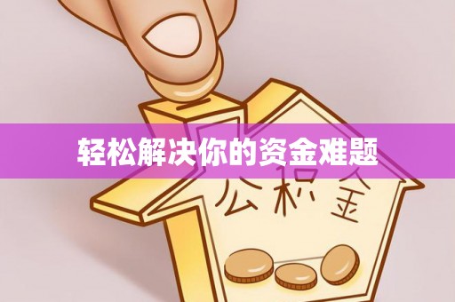 泰武轻松解决你的资金难题