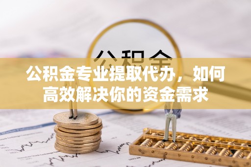 泰武公积金专业提取代办，如何高效解决你的资金需求