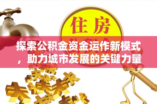 泰武探索公积金资金运作新模式，助力城市发展的关键力量