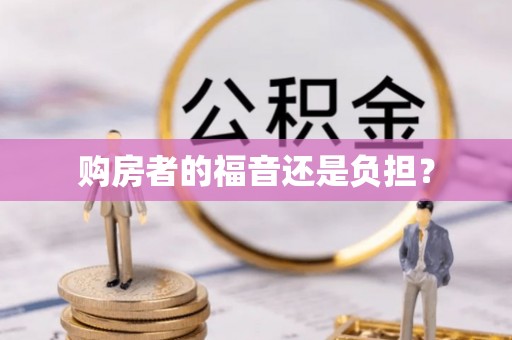 泰武购房者的福音还是负担？