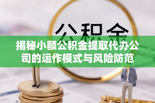 泰武揭秘小额公积金提取代办公司的运作模式与风险防范