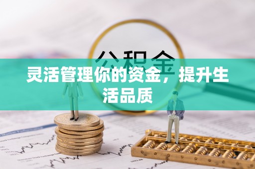泰武灵活管理你的资金，提升生活品质
