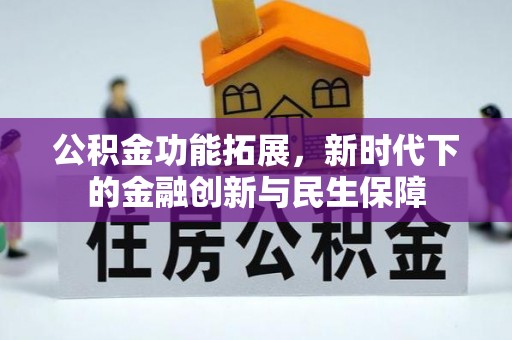 泰武公积金功能拓展，新时代下的金融创新与民生保障