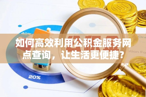 泰武如何高效利用公积金服务网点查询，让生活更便捷？