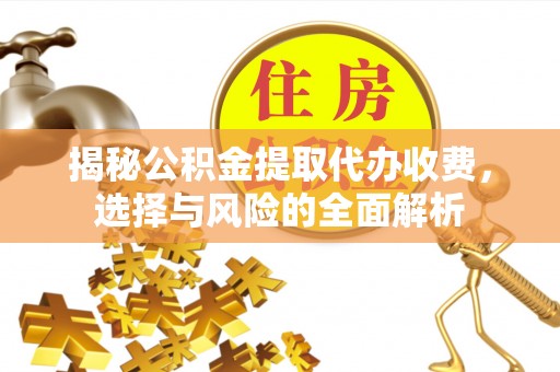 泰武揭秘公积金提取代办收费，选择与风险的全面解析