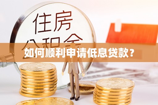 泰武如何顺利申请低息贷款？
