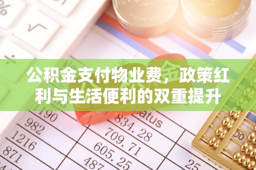 泰武公积金支付物业费，政策红利与生活便利的双重提升