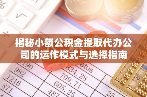 泰武揭秘小额公积金提取代办公司的运作模式与选择指南