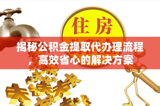 泰武揭秘公积金提取代办理流程，高效省心的解决方案