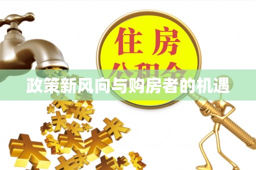 泰武政策新风向与购房者的机遇