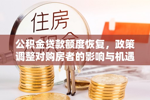 泰武公积金贷款额度恢复，政策调整对购房者的影响与机遇
