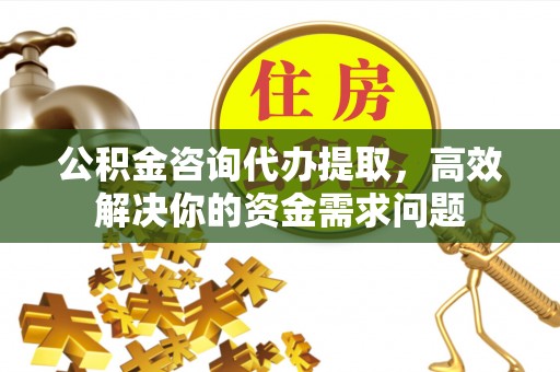 泰武公积金咨询代办提取，高效解决你的资金需求问题