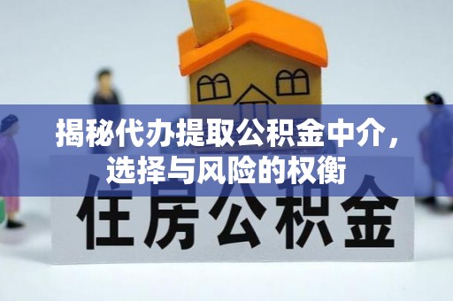 泰武揭秘代办提取公积金中介，选择与风险的权衡