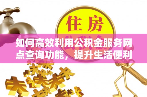 泰武如何高效利用公积金服务网点查询功能，提升生活便利性