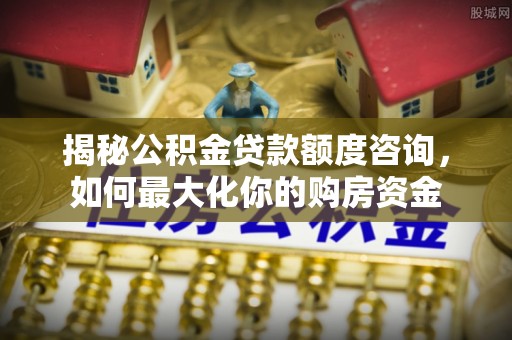 泰武揭秘公积金贷款额度咨询，如何最大化你的购房资金