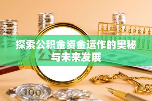 泰武探索公积金资金运作的奥秘与未来发展