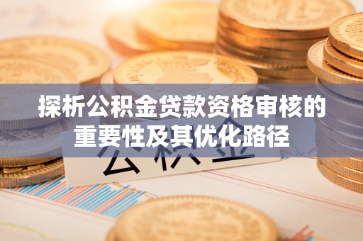 泰武探析公积金贷款资格审核的重要性及其优化路径