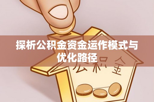 泰武探析公积金资金运作模式与优化路径