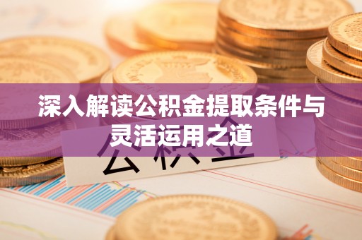 泰武深入解读公积金提取条件与灵活运用之道