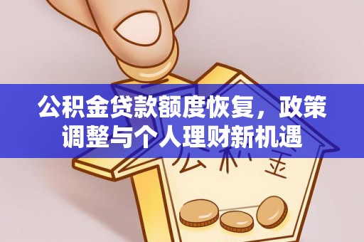 泰武公积金贷款额度恢复，政策调整与个人理财新机遇