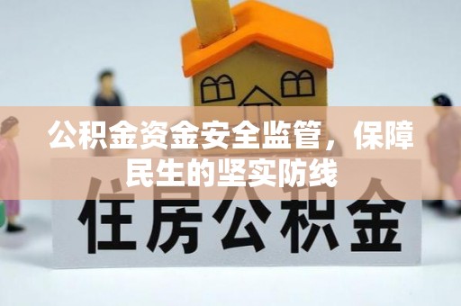 泰武公积金资金安全监管，保障民生的坚实防线
