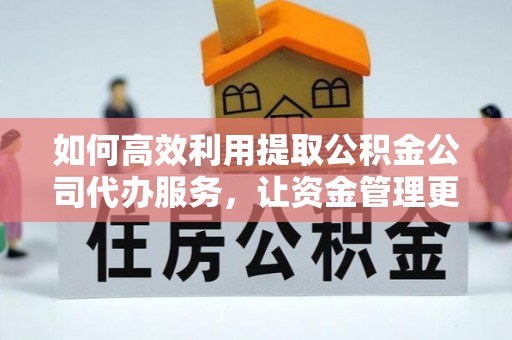 泰武如何高效利用提取公积金公司代办服务，让资金管理更轻松