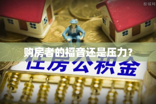 泰武购房者的福音还是压力？
